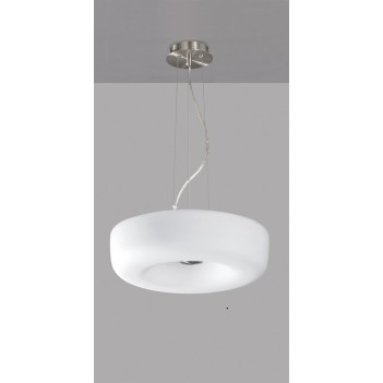 5489 PEND Св-ник подвесной сатиновый никель/опал max.3x20W Е27 220V (D400) (АСВ Испания) ACB
