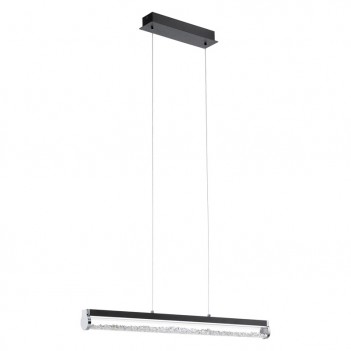 93915 Светодиодный подвес TREVELO, 24 W (LED), сталь, черный/насыпной хрусталь
