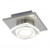 94569 Светодиодный светильник наст.-потол. MARCHESI, 1x4,5W(LED),140х70, никель матовый/акрил EGLO