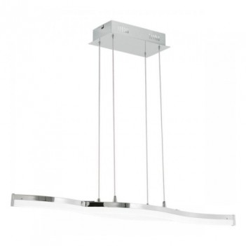 96101 Светодиод. подвес LASANA 2, 2х10,5W(LED), L960, H1500, сталь, алюм., хром/пластик, белый EGLO