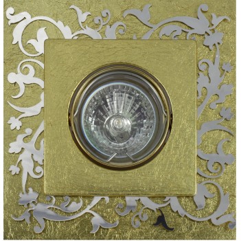 2RLD/9393 Gold  Leaf Gold Leaf  1x50W GX5.3 12V Светильник встраиваемый (JISO) Испания