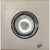 607D/90 max.1х50W GX5,3 12V Матовый белый Св-ник встраиваемый с регулировкой наклона JISO (Испания)