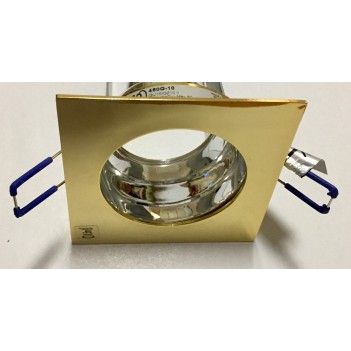 460G/10 max.1x50W GU10 220V Золото Светильник встраиваемый  JISO (Испания)