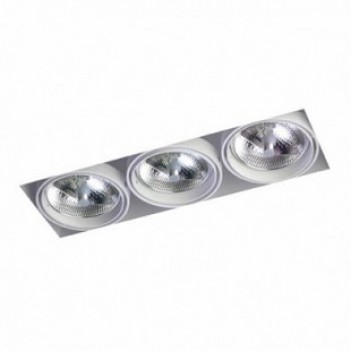 DM-0083-14-00 MULTIDIR TRIMLESS 3x100W AR111 G53 IP20 белый Cветильник встраиваемый LEDS-C4