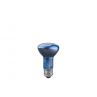 50260 Лампа накаливания 230V 60W Е27 35° Спец R63 (развитие растений) (D-63mm, H-102mm)  голубой