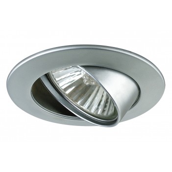 98946 Светильник встраиваемый круглый поворотный max.1х50W GU10 230V хром матовый (IP23)