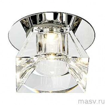 114532  CRYSTAL LED III  1W  LED белый теплый  хром/прозрачное стекло Светильник (SLV) 