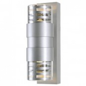 157224 LIMA UP-DOWN 2x50W GU10 серебристый/стекло прозрачное Светильник настенный (SLV) 
