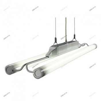 149222 TWINTUBE 2x39W T5 серебристый Светильник подвесной с ЭПРА (SLV)