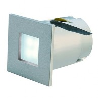 112711 Mini Frame LED 0.3W серебристый LED белый  холодный Светильник встраиваемый (SLV) 