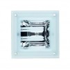 160020 QUOR 52 Glass Window 2x26W TC-DE белый /стекло частично матовое (SLV)