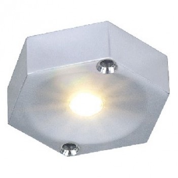 550552 SIXLED  1W LED алюминий LED белый теплый  (SLV)