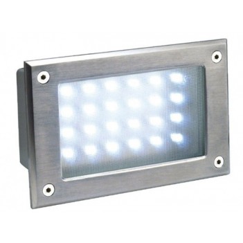 229121 Brick LED 24x5W IP54 белый Светильник встраиваемый сталь (SLV)